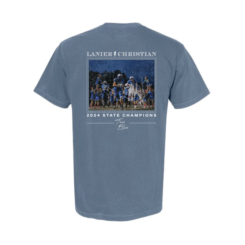 The Lanier Football State Champs | Adult Blue Jean Tee