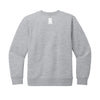 The Lanier Football | Light Heather Grey Youth Crewneck Sweatshirt