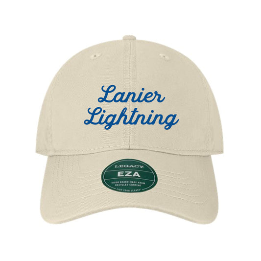 The Lanier Script | Embroidered Stone Dad Hat