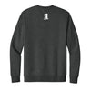The Lanier Serif | Adult Heathered Charcoal Crewneck Sweatshirt