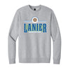 The Lanier Volleyball | Adult Light Heather Grey Crewneck Sweatshirt