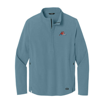 The Leaping Tiger | Embroidered Blue Mist Pullover