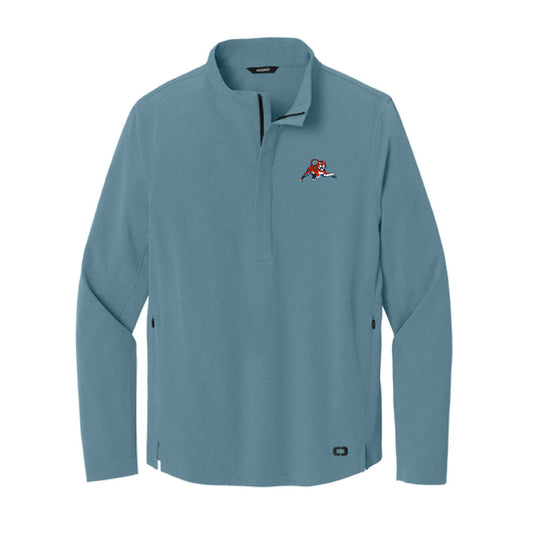 The Leaping Tiger | Embroidered Blue Mist Pullover