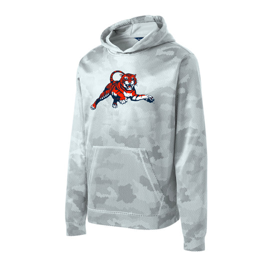 The Leaping Tiger | Youth White Hoodie