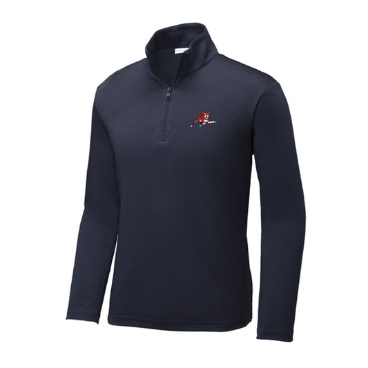 The Throwback Tiger | Embroidered Youth True Navy Pullover