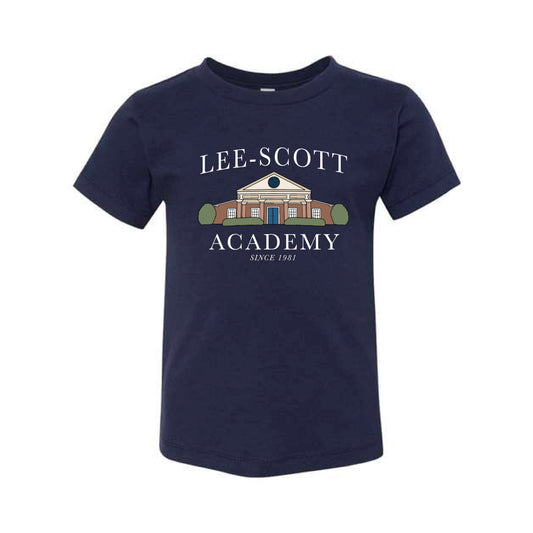 The Lee-Scott Building | Navy Toddler Tee