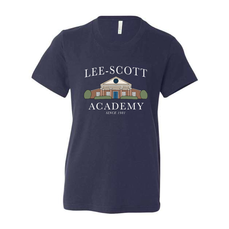 The Lee-Scott Building | Navy Youth Tee