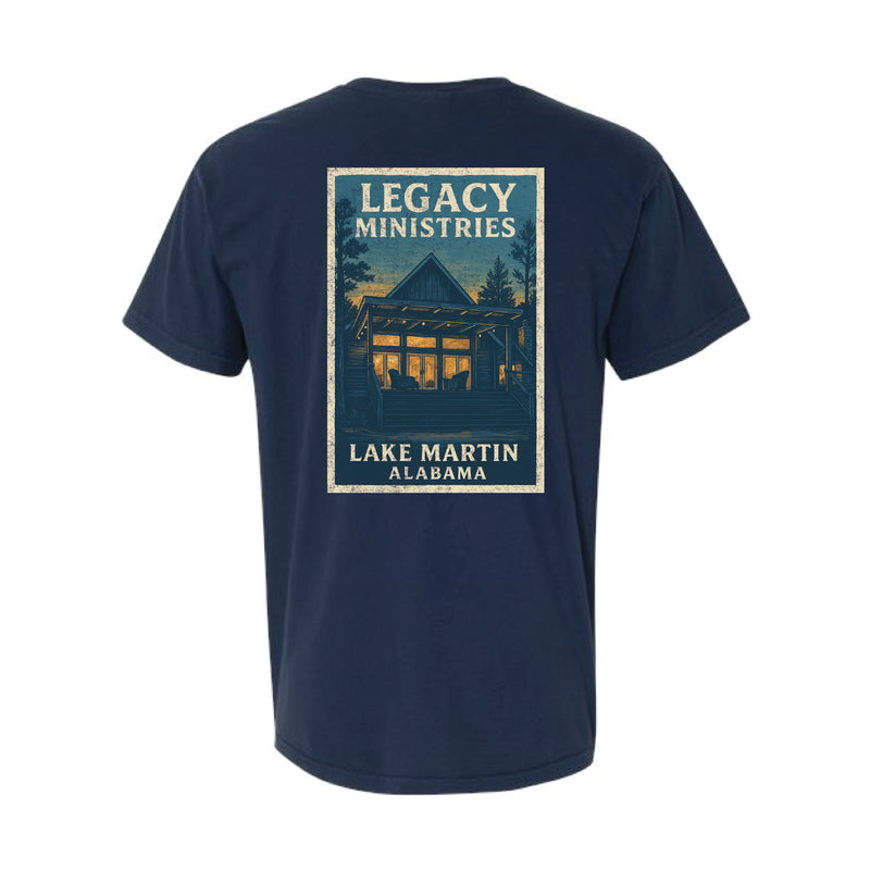 The Legacy Lodge | Adult True Navy Tee
