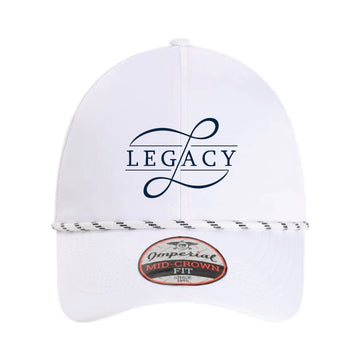 The Legacy Logo | Embroidered White Imperial Rope Hat