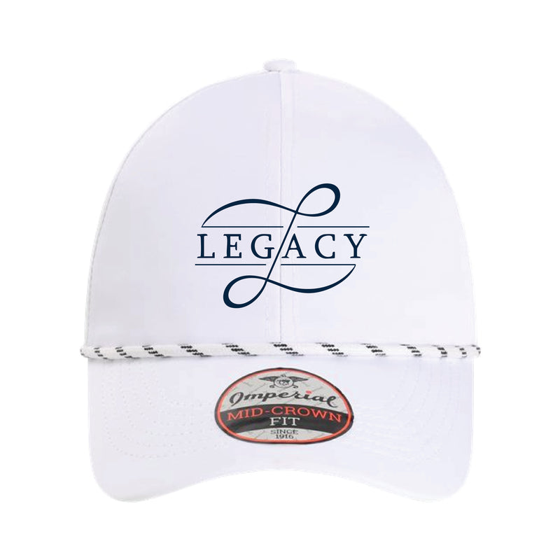 The Legacy Logo | Embroidered White Imperial Rope Hat