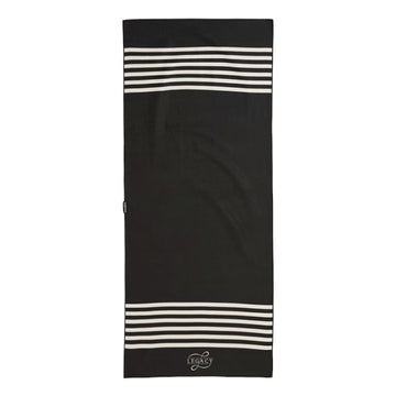 The Legacy Logo | Embroidered Poolside Black Towel