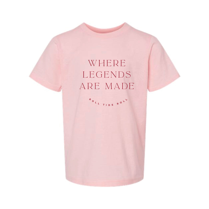 The Legends Are Made RTR | Youth Pink Tee