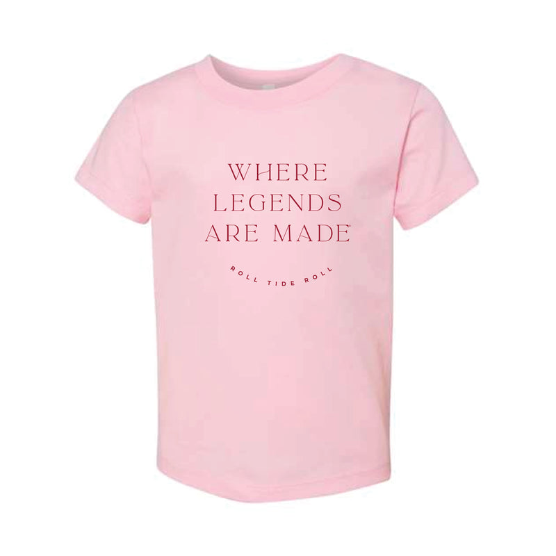 The Legends Are Made RTR | Toddler Pink Tee