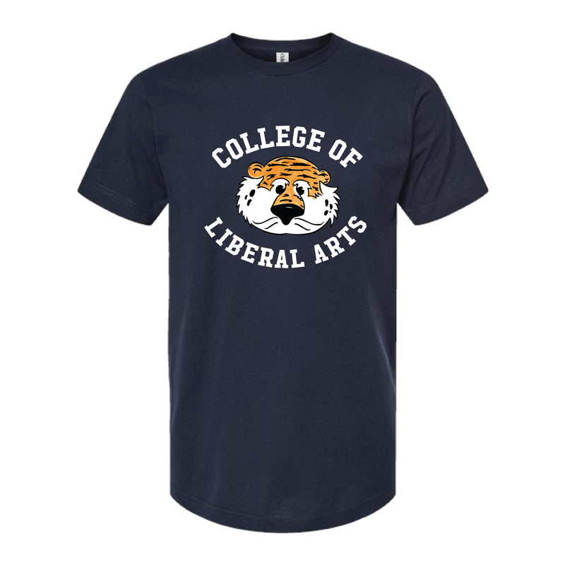 The Liberal Arts Aubie Head | Navy Oversized Tee