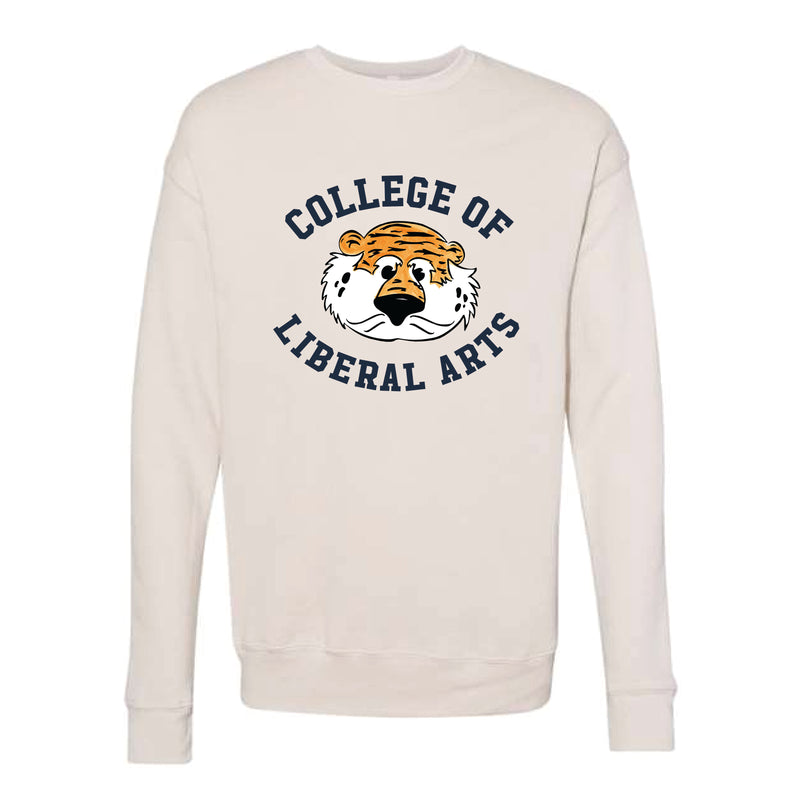 The Liberal Arts Aubie Head | Heather Dust Crewneck Sweatshirt