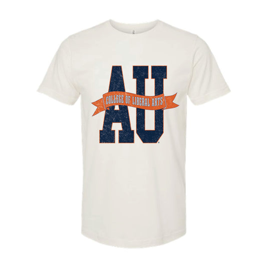 The Liberal Arts Banner | Vintage White Oversized Tee