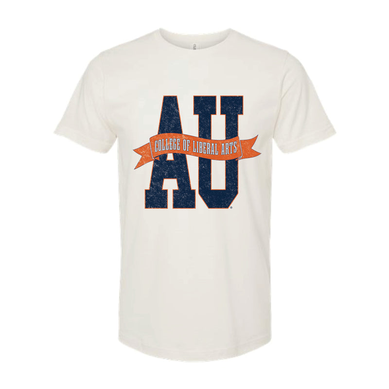 The Liberal Arts Banner | Vintage White Oversized Tee