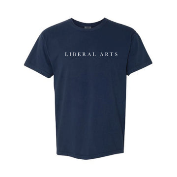 The Liberal Arts Serif | Adult True Navy Tee