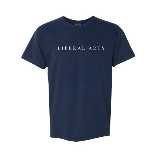 The Liberal Arts Serif | Adult True Navy Tee