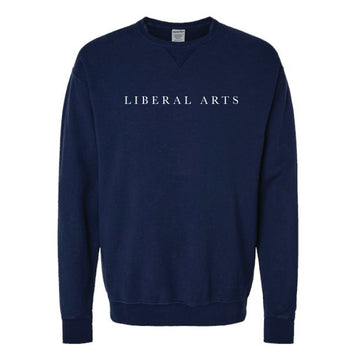 The Liberal Arts Serif | Adult Navy Sweatshirt