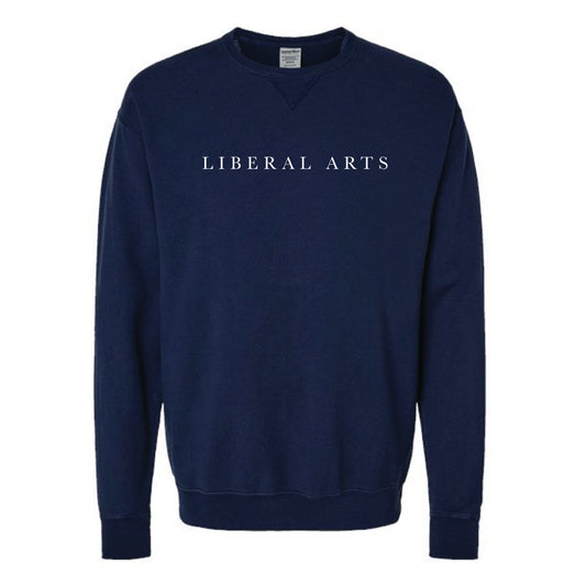 The Liberal Arts Serif | Adult Navy Sweatshirt