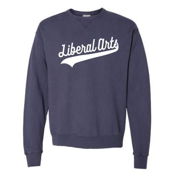 The Liberal Arts Swoosh | Adult Anchor Slate Sweatshirt
