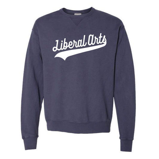 The Liberal Arts Swoosh | Adult Anchor Slate Sweatshirt