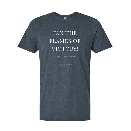 The Liberty Fight Song | Heather Denim Tee