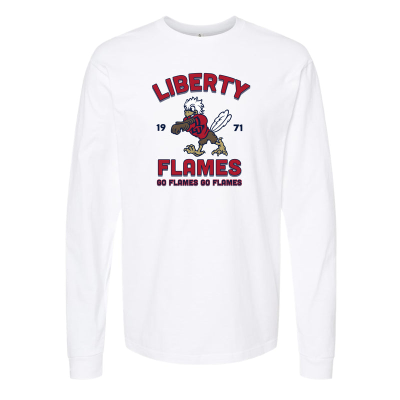 The Liberty Flames Est | White Long Sleeve