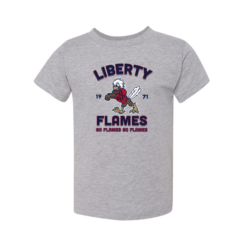 The Liberty Flames Est | Toddler Athletic Heather Tee