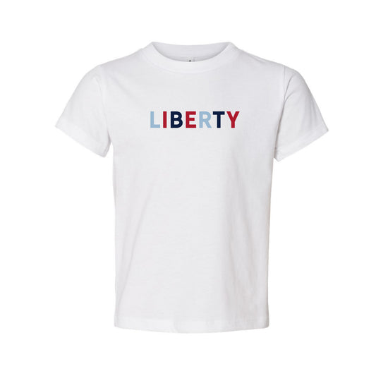 The Liberty Multi | Toddler White Tee