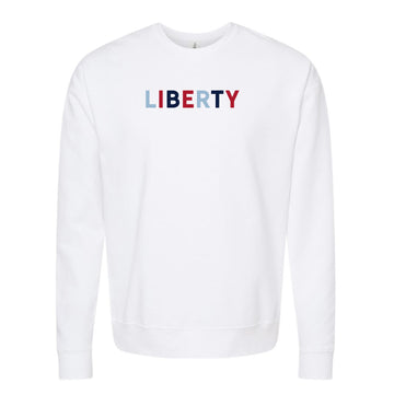 The Liberty Multi | White Sweatshirt