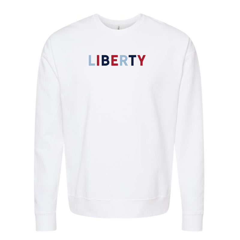 The Liberty Multi | White Sweatshirt