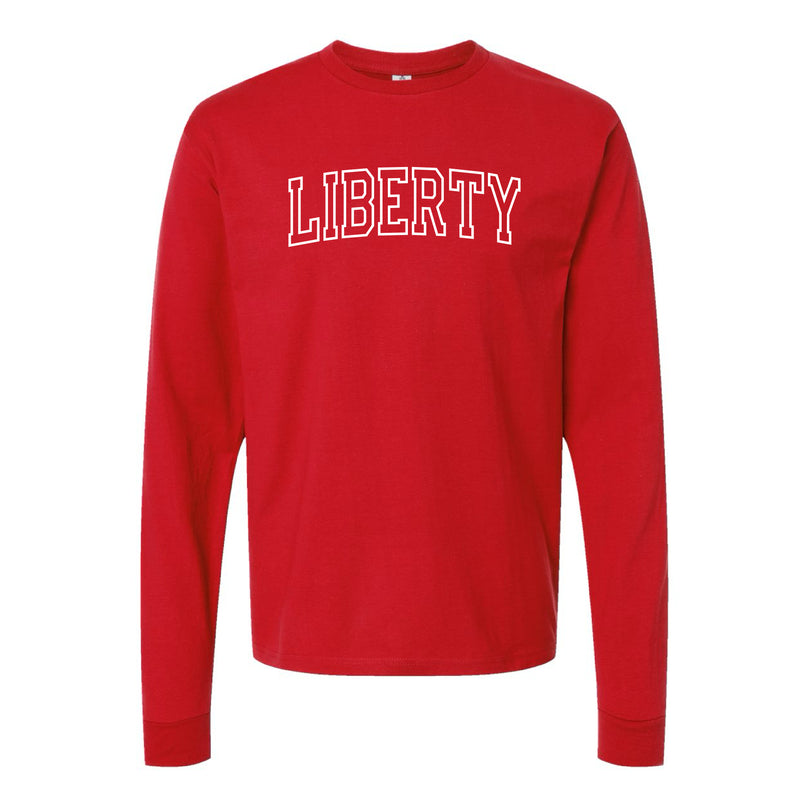 The Liberty Outline Arch | Red Long Sleeve