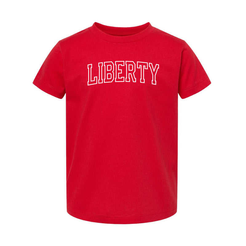 The Liberty Outline Arch | Toddler Red Tee