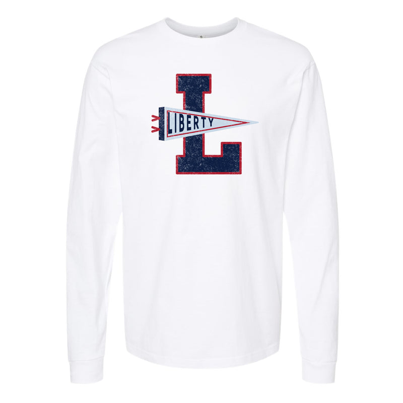 The Liberty Pennant | White Long Sleeve