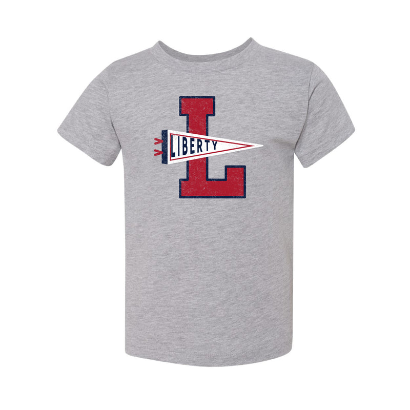 The Liberty Pennant | Toddler Athletic Heather Tee