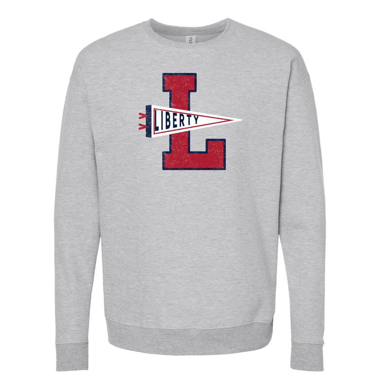 The Liberty Pennant | Heather Grey Sweatshirt