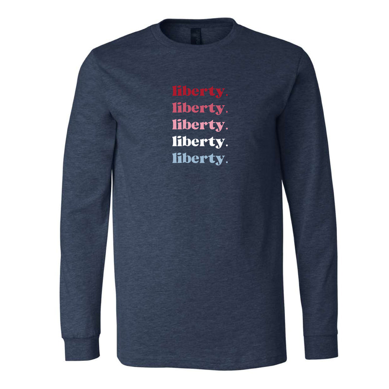 The Liberty Repeat | Heather Navy Long Sleeve