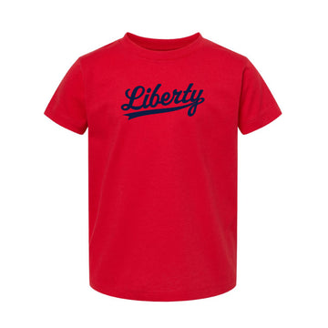 The Liberty Script Logo | Toddler Red Tee