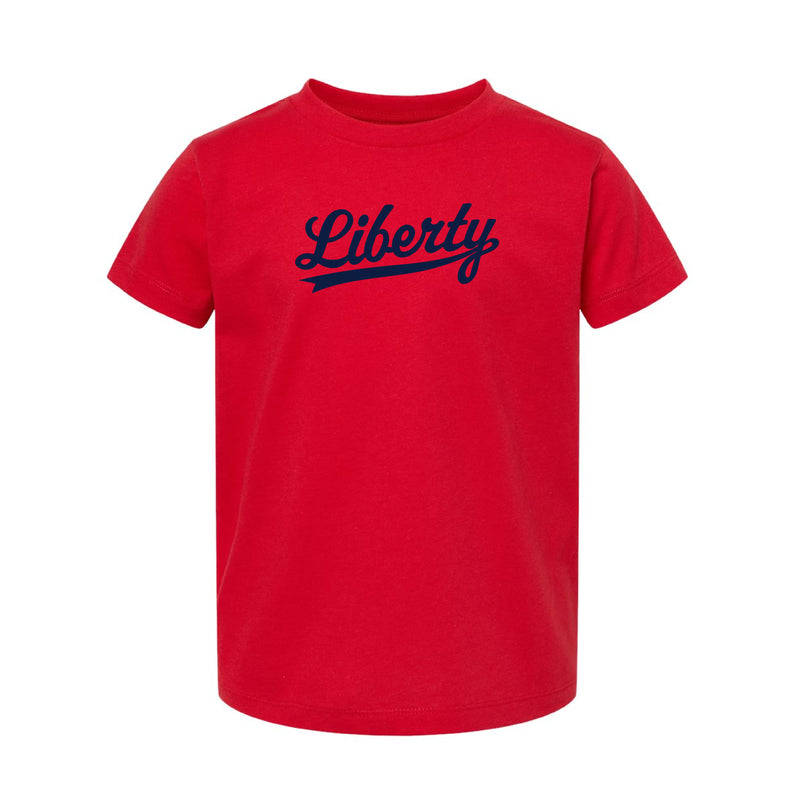 The Liberty Script Logo | Toddler Red Tee