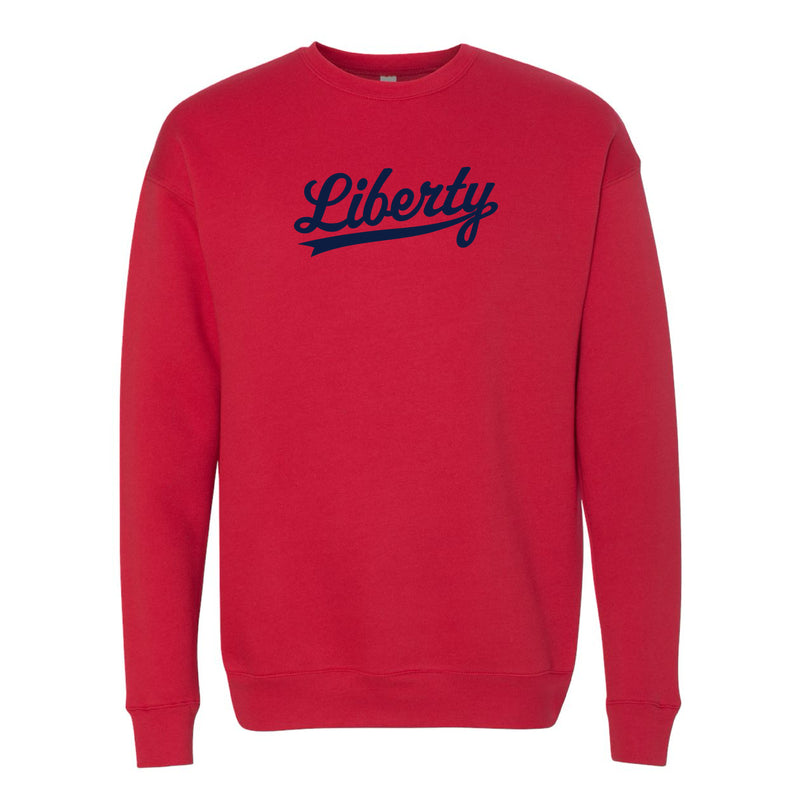 The Liberty Script Logo | Red Sweatshirt