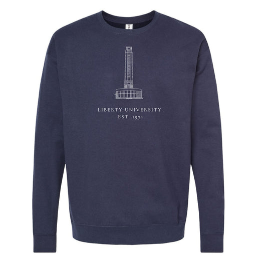 The Liberty Tower | Navy Sweatshirt