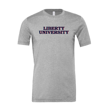 The Liberty University Block | Athletic Heather Tee