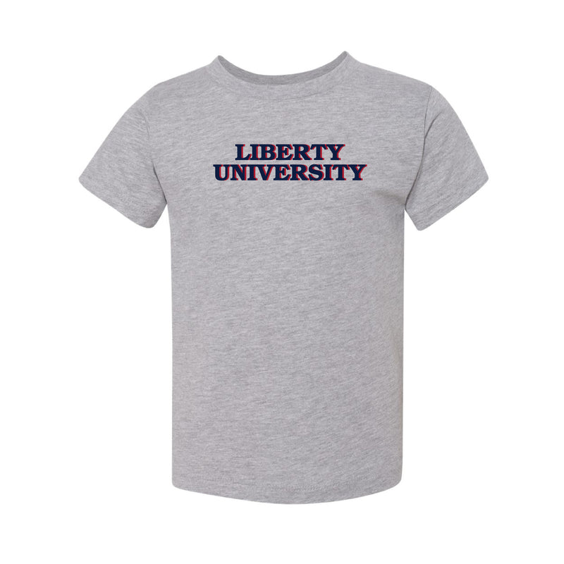 The Liberty University Block | Toddler Athletic Heather Tee