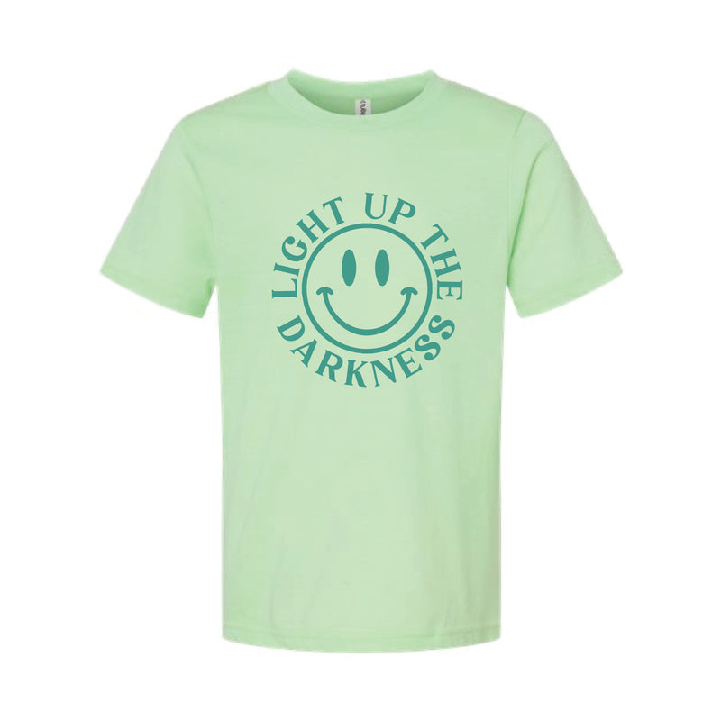 The Light Up The Darkness | Heather Neo Mint Oversized Youth Tee