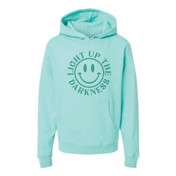 The Light Up The Darkness | Mint Youth Hooded Sweatshirt