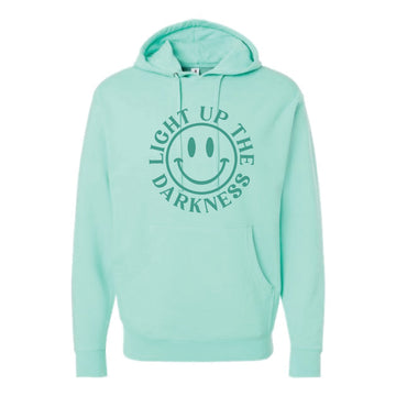The Light Up The Darkness | Mint Hooded Sweatshirt