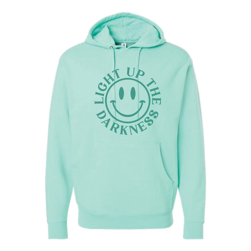 The Light Up The Darkness | Mint Hooded Sweatshirt