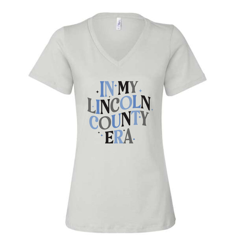 The Lincoln County Era | White V-Neck Tee